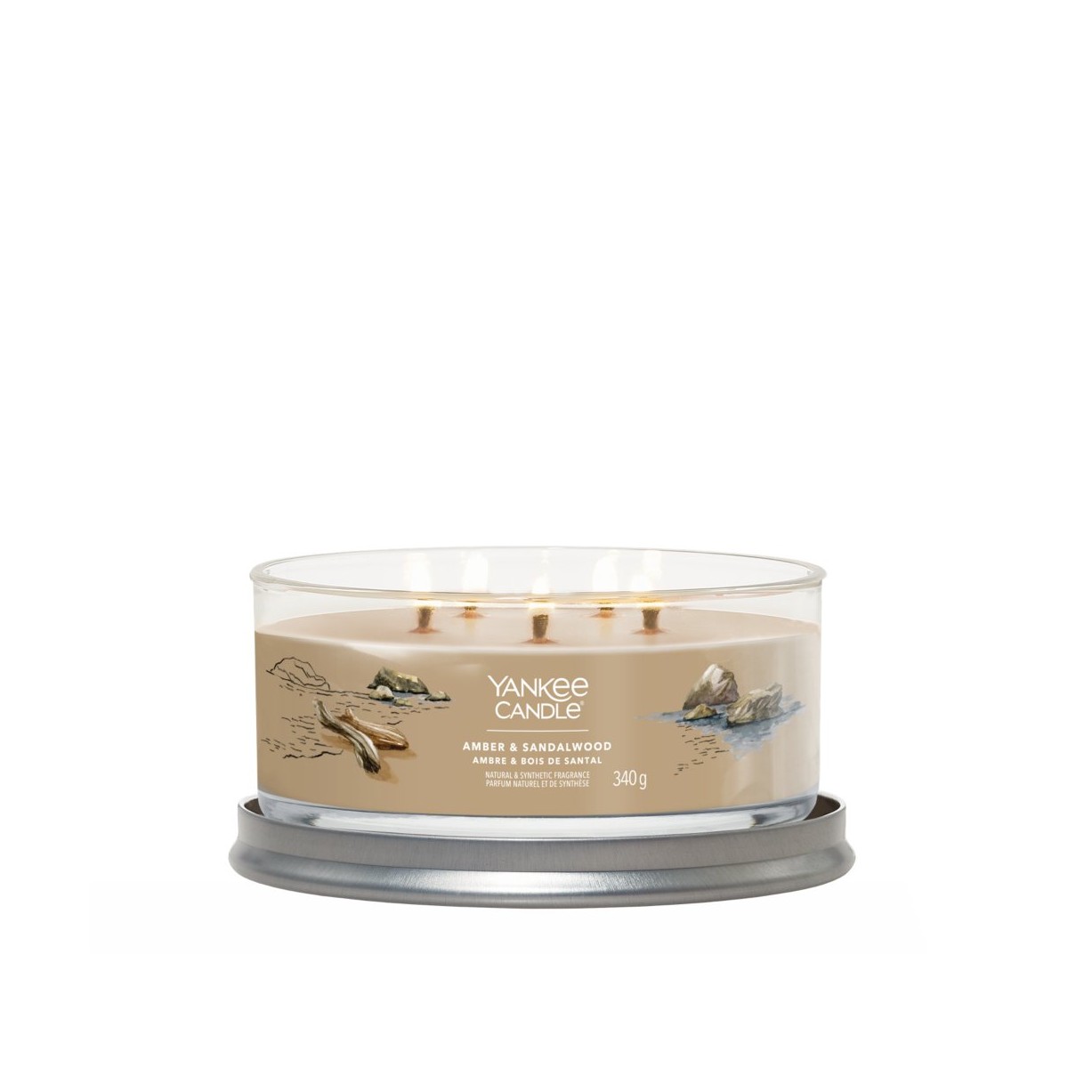 Amber & Sandalwood Candela grande Signature - Candele grandi Signature