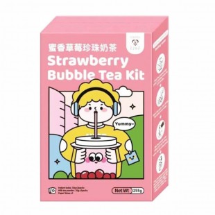 Strawberry Bubble Tea Kit